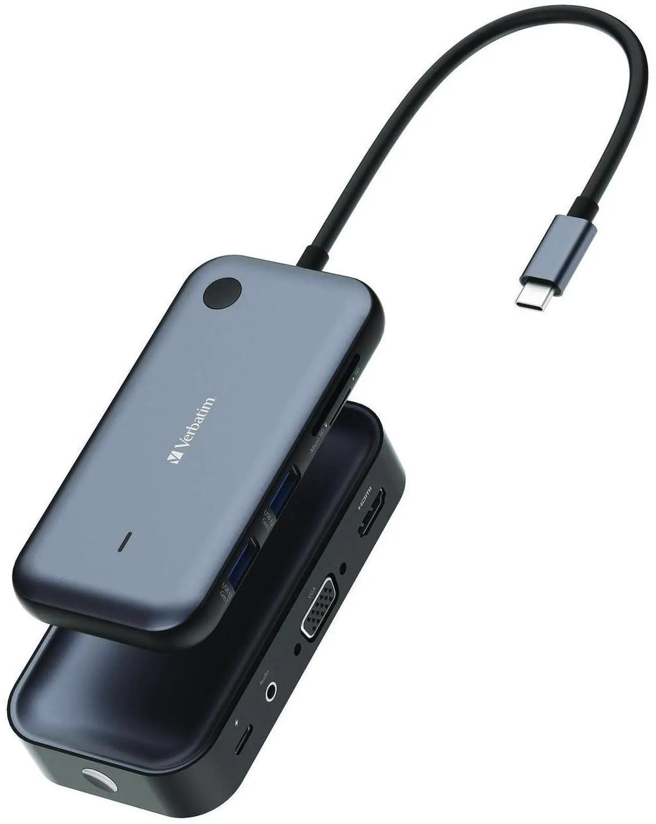 Main image of Verbatim Share My Screen 1080p USB-C Wireless Display Adapter with USB Hub 32146