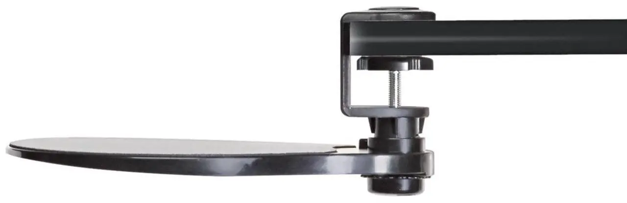 Alt view image 2 of 7 - Aidata UM003B Under-Desk Mouse Platform - Black