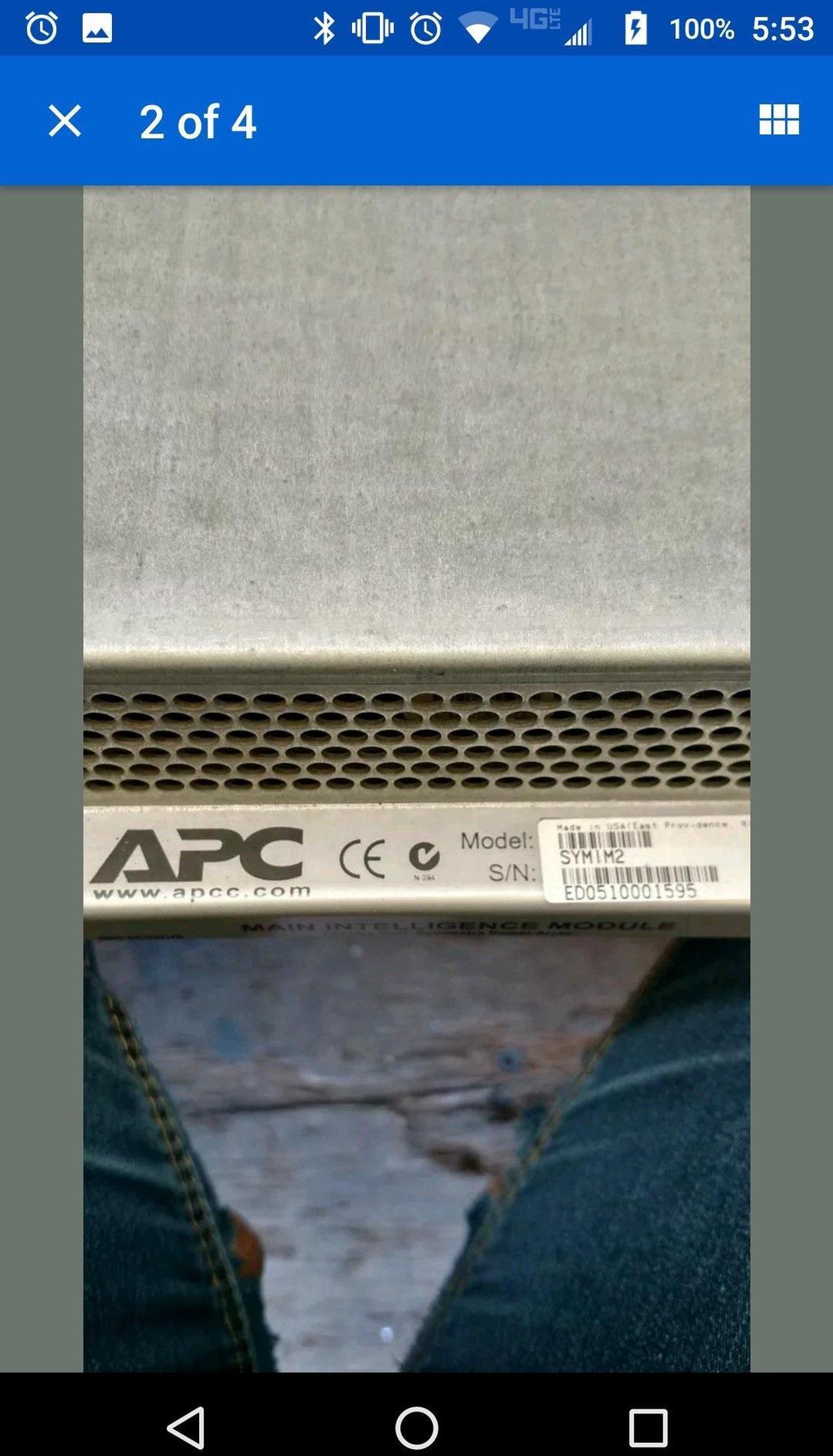 Alt view image 5 of 6 - APC SYMIM2 Symmetra Main Intelligence Module 2