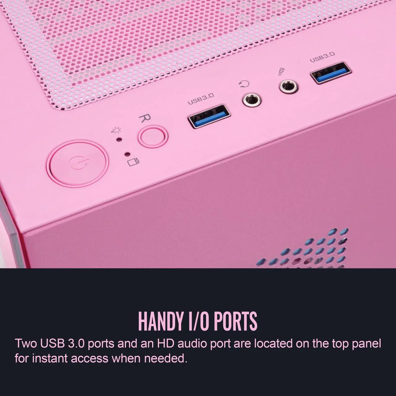 Alt view image 13 of 20 - Thermaltake View 170 TG ARGB m-ATX Chassis; 3x120mm ARGB Lite Fans Included; 280mm Radiator Support; 340mm GPU Clearance; 160mm Air Cooler Max Height; Bubble Pink; CA-1Z4-00MAWN-01