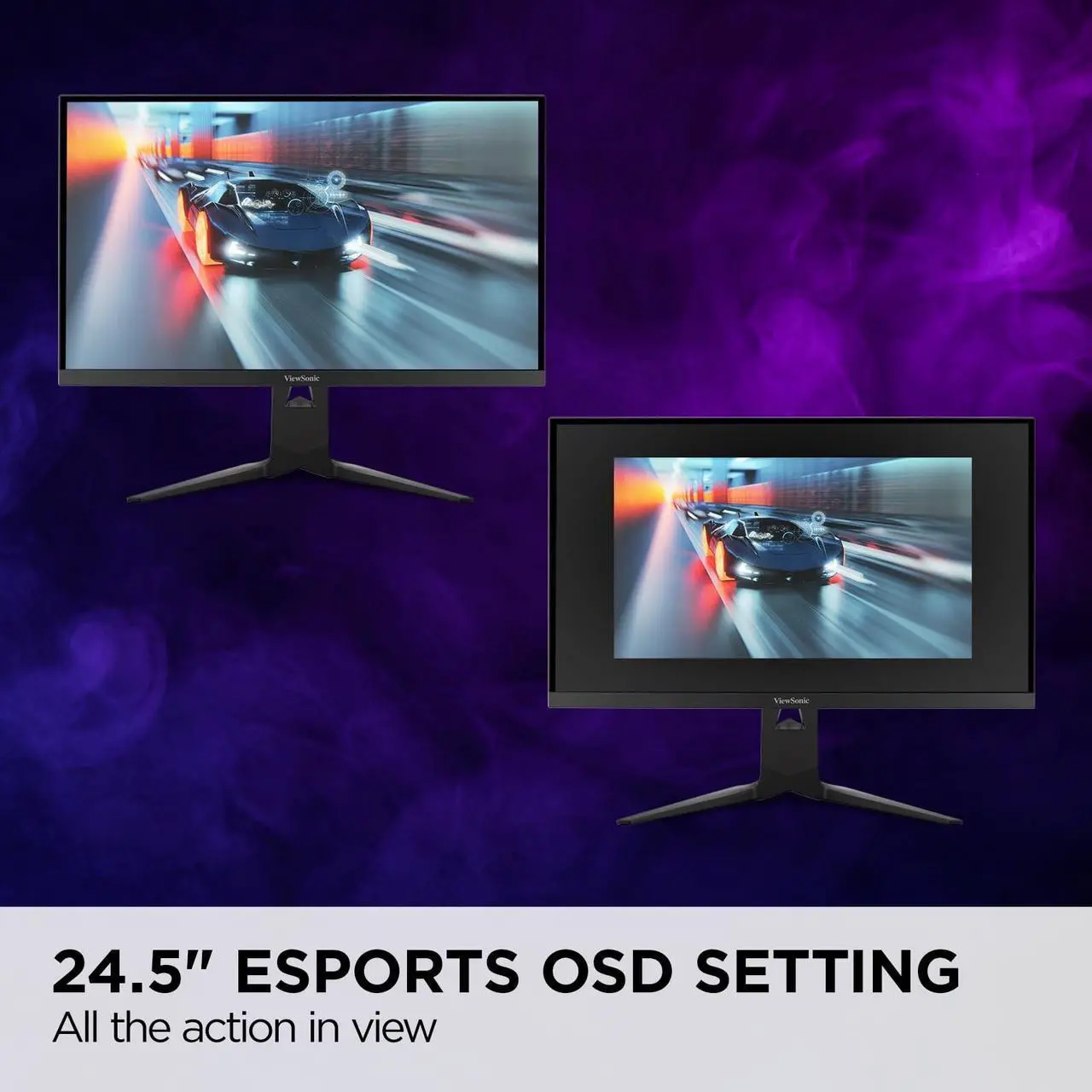Alt view image 19 of 20 - ViewSonic XG275D-4K 27 Inch 4K UHD Gaming Monitor with 320Hz, 0.5ms Response Time, AMD FreeSync Premium, Advanced Ergonomics, HDMI, DisplayPort, and 65W USB-C