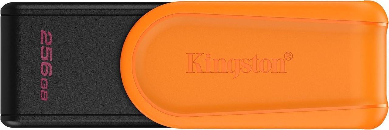 Alt view image 4 of 10 - Kingston DataTraveler Exodia S USB Flash Drive - 256 GB - USB 3.2 (Gen 1) - Black, Orange - 5 Year Warranty