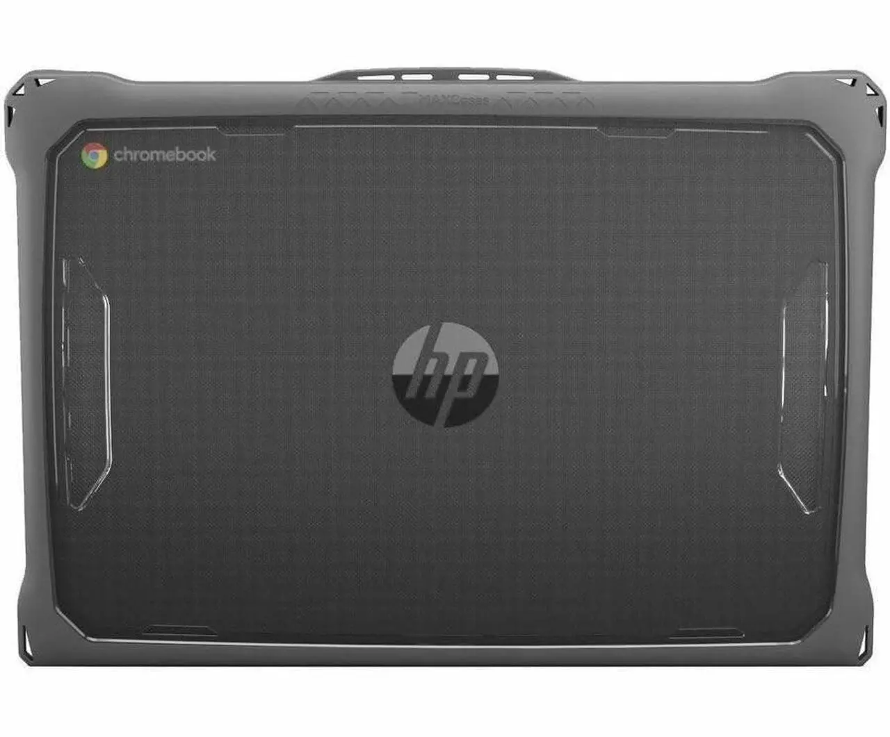 Alt view image 5 of 9 - Extreme Shell-F2 Slide Case for HP Fortis Chromebook G10 11" and Clamshell Chromebook 11" G8/G9 Gray/Clear HPESFFCBG10GRY