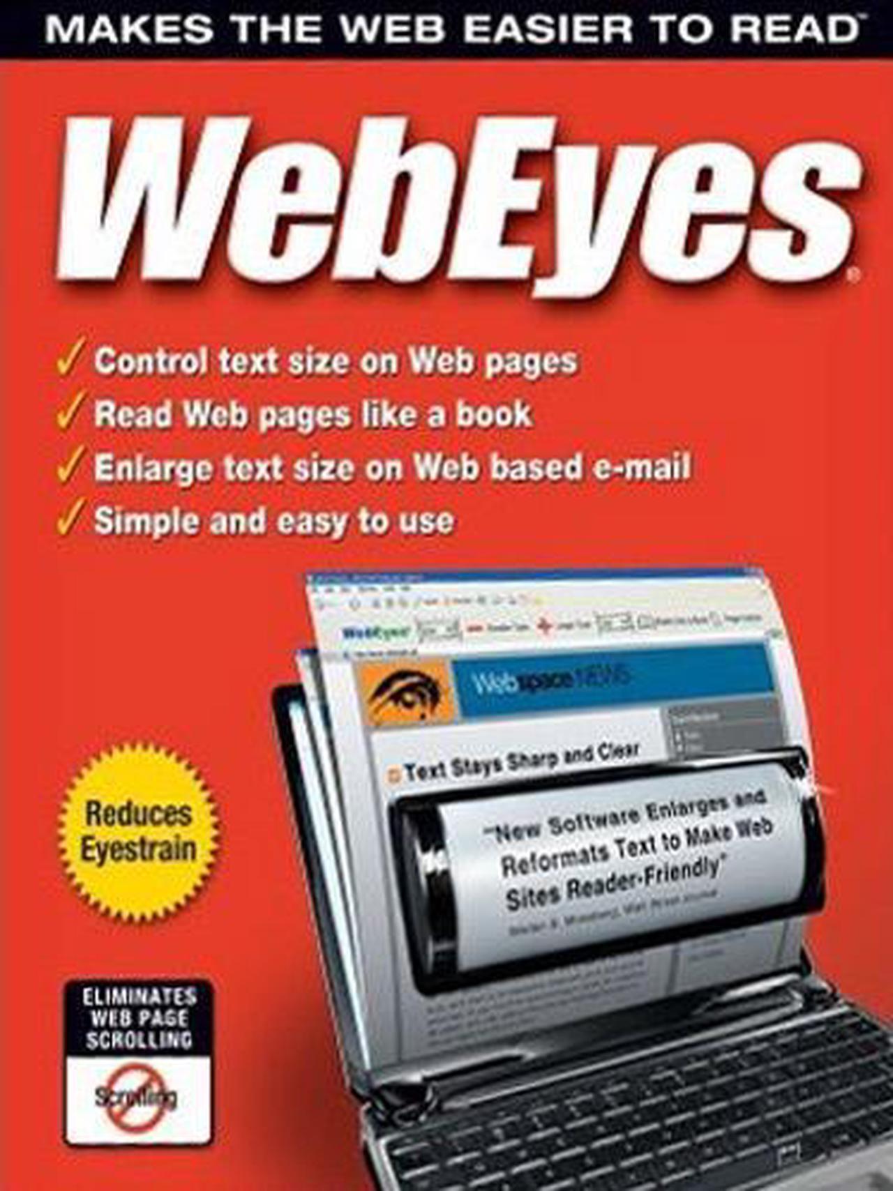 Main image of WebEyes 2.2 - Makes the Web Easier to Read