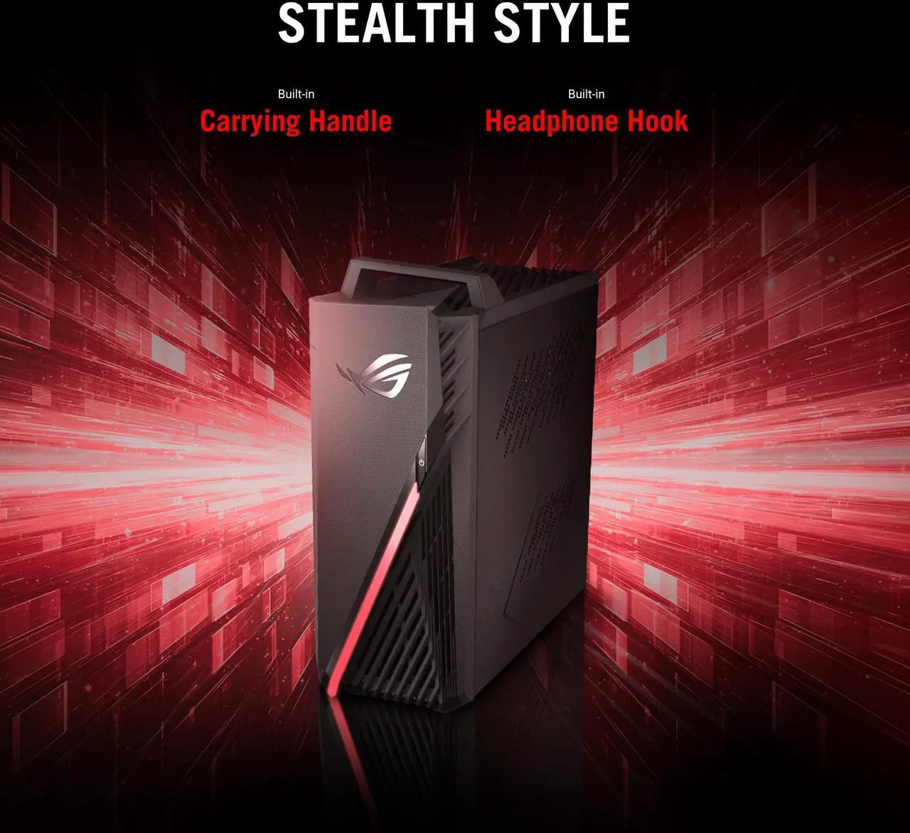 Alt view image 11 of 20 - ASUS ROG Strix G15 Gaming Desktop AMD Ryzen 7 7700X 16GB RAM 1TB SSD NVIDIA GeForce RTX 4060Ti 8GB Star Black - AMD Ryzen 7 7700X (Octa-Core) - NVIDIA GeForce RTX 4060 Ti - 8GB RAM - 1TB SSD - Include