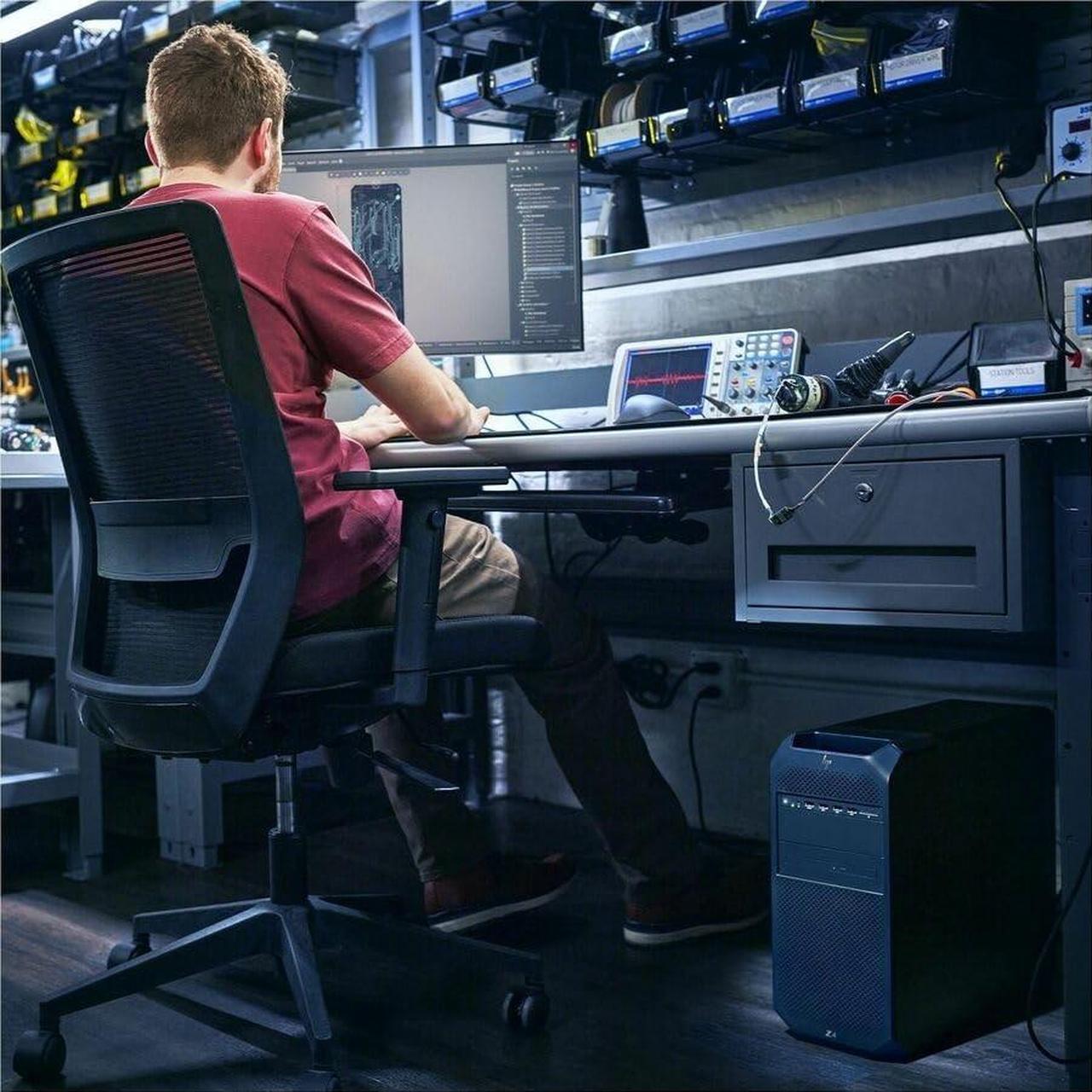 Alt view image 7 of 8 - HP Z4 G5 Workstation - 1 x Intel Xeon w3-2535 - 32 GB - 1 TB SSD - Tower - Black - Intel W790 Chip - Windows 11 Pro - NVIDIA RTX A1000 8 GB Graphics - Serial ATA/600, NVMe Controller - 0, 1, 5, 10 RAI
