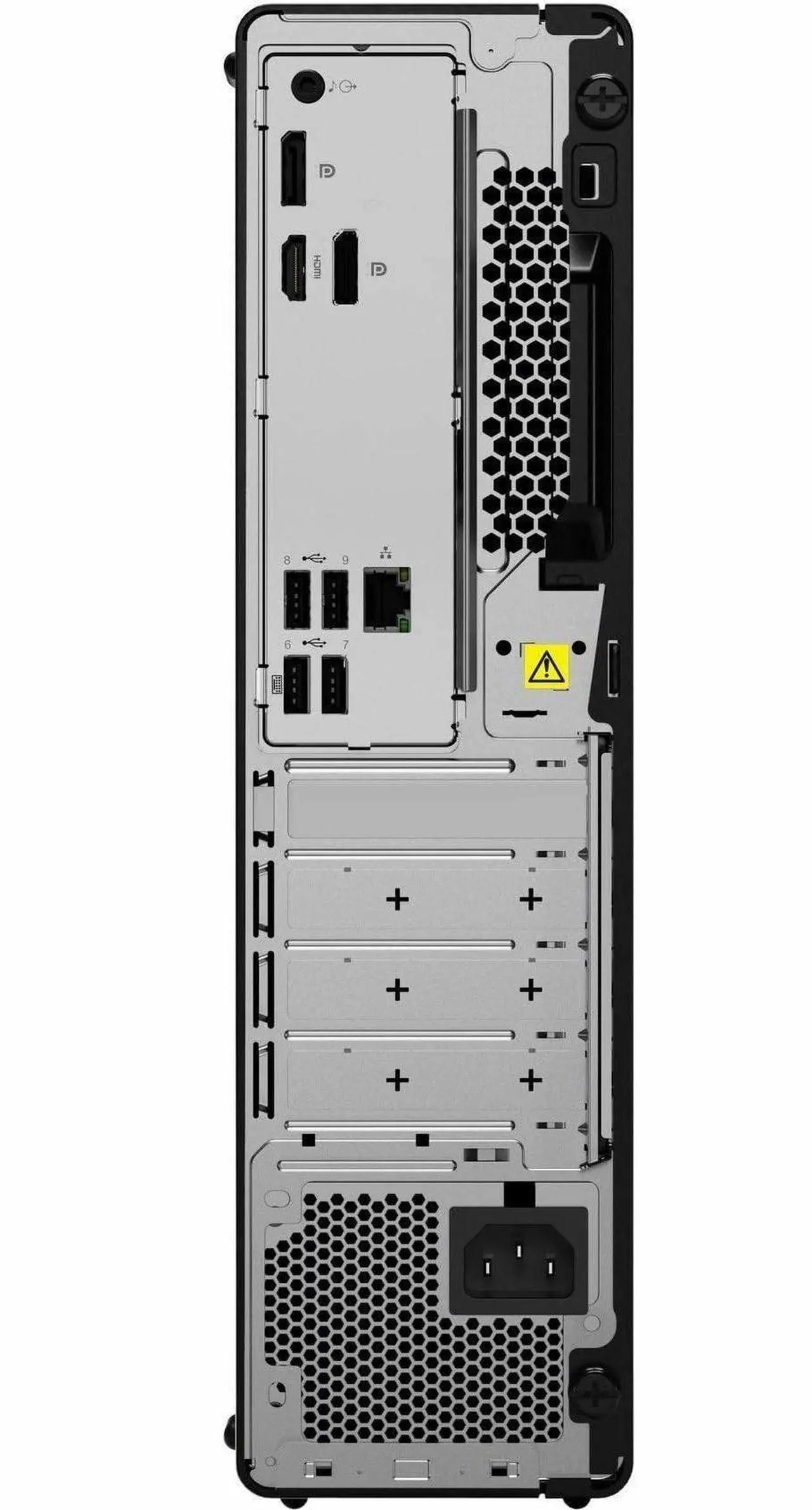Alt view image 11 of 13 - Lenovo ThinkCentre M75s Gen 5 12TA000NUS Desktop Computer - AMD Ryzen 5 PRO 8600G - 16 GB - 512 GB SSD - Small Form Factor - Black - AMD PRO 665 Chip - Windows 11 Pro - AMD Radeon 760M Graphics - DVD-