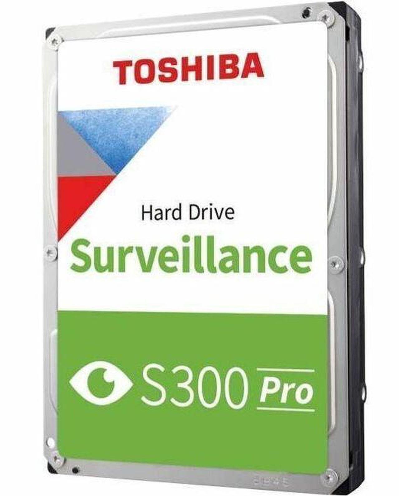 Alt view image 2 of 2 - Toshiba S300 Pro HDWTA80UZSVAR 8 TB Hard Drive - 3.5" Internal - SATA (SATA/600) - Conventional Magnetic Recording (CMR) Method - Camera, Video Surveillance System, Network Video Recorder, Digita