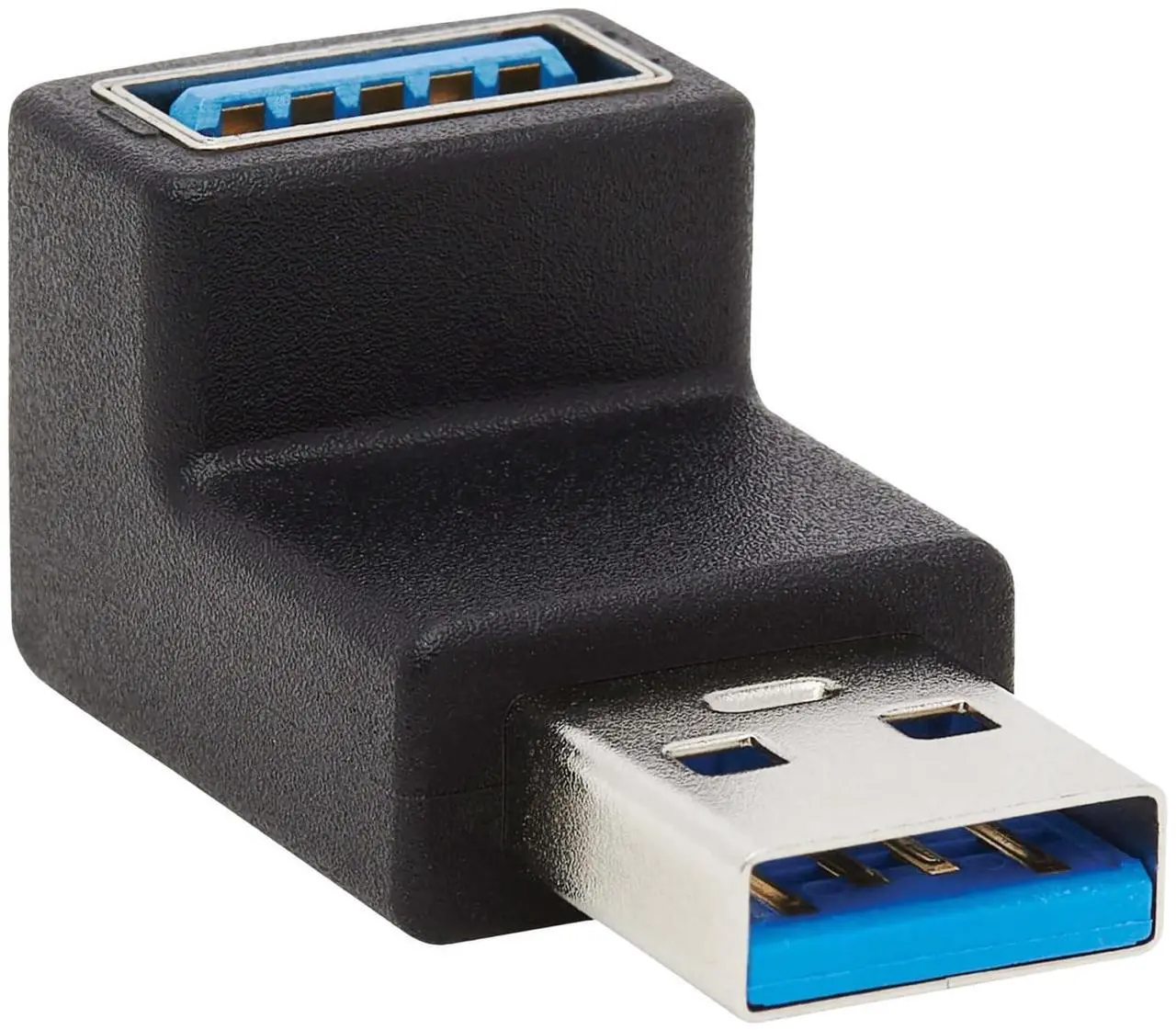 Alt view image 7 of 7 - TRIPP LITE U324-000-UP USB 3.0 SUPERSPEED ADAPTER - USB-A TO USB-A, M/F, UP ANGLE, BLACK