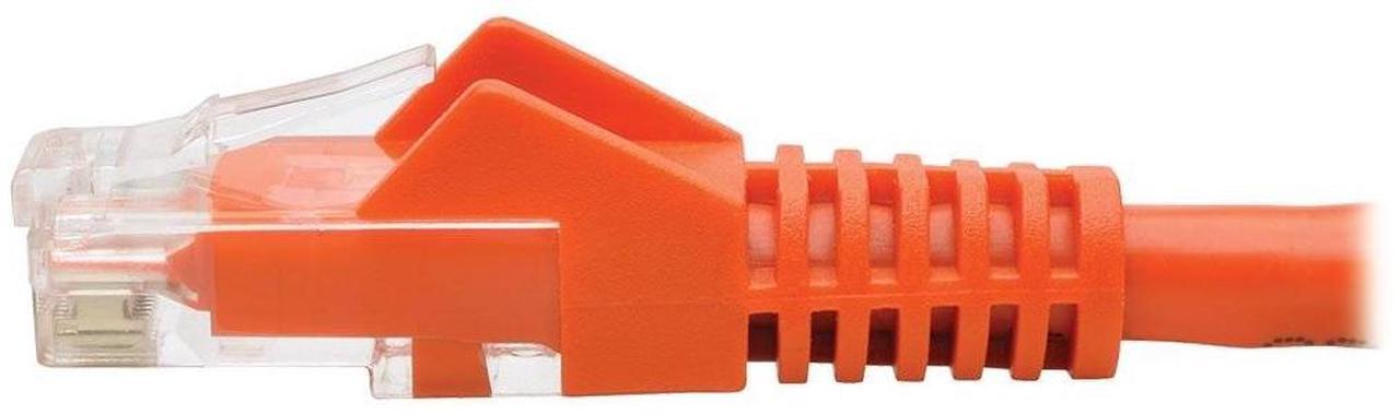 Alt view image 10 of 11 - TRIPP LITE N201-035-OR CAT6 GIGABIT SNAGLESS MOLDED PATCH CABLE (RJ45 M/M) - ORANGE, 35-FT.