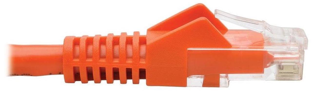 Alt view image 11 of 11 - TRIPP LITE N201-035-OR CAT6 GIGABIT SNAGLESS MOLDED PATCH CABLE (RJ45 M/M) - ORANGE, 35-FT.