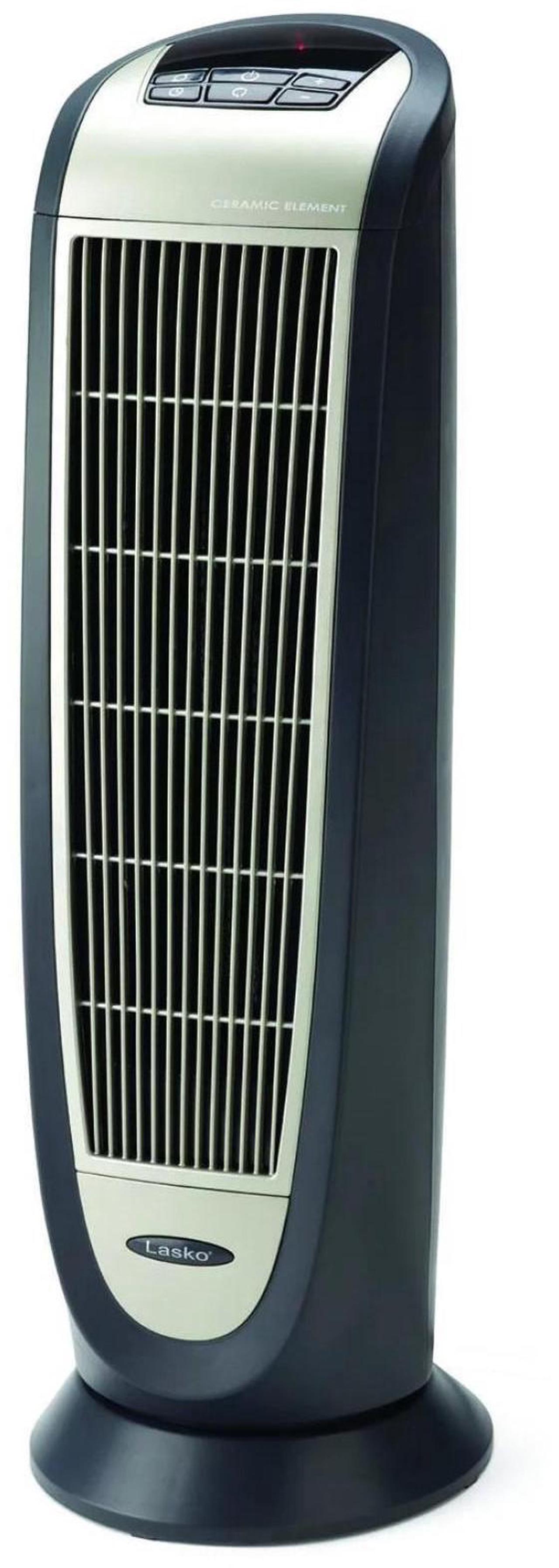 Alt view image 2 of 14 - Lasko 5160 Portable Electric 1500W Room Oscillating Ceramic Tower Space Heater