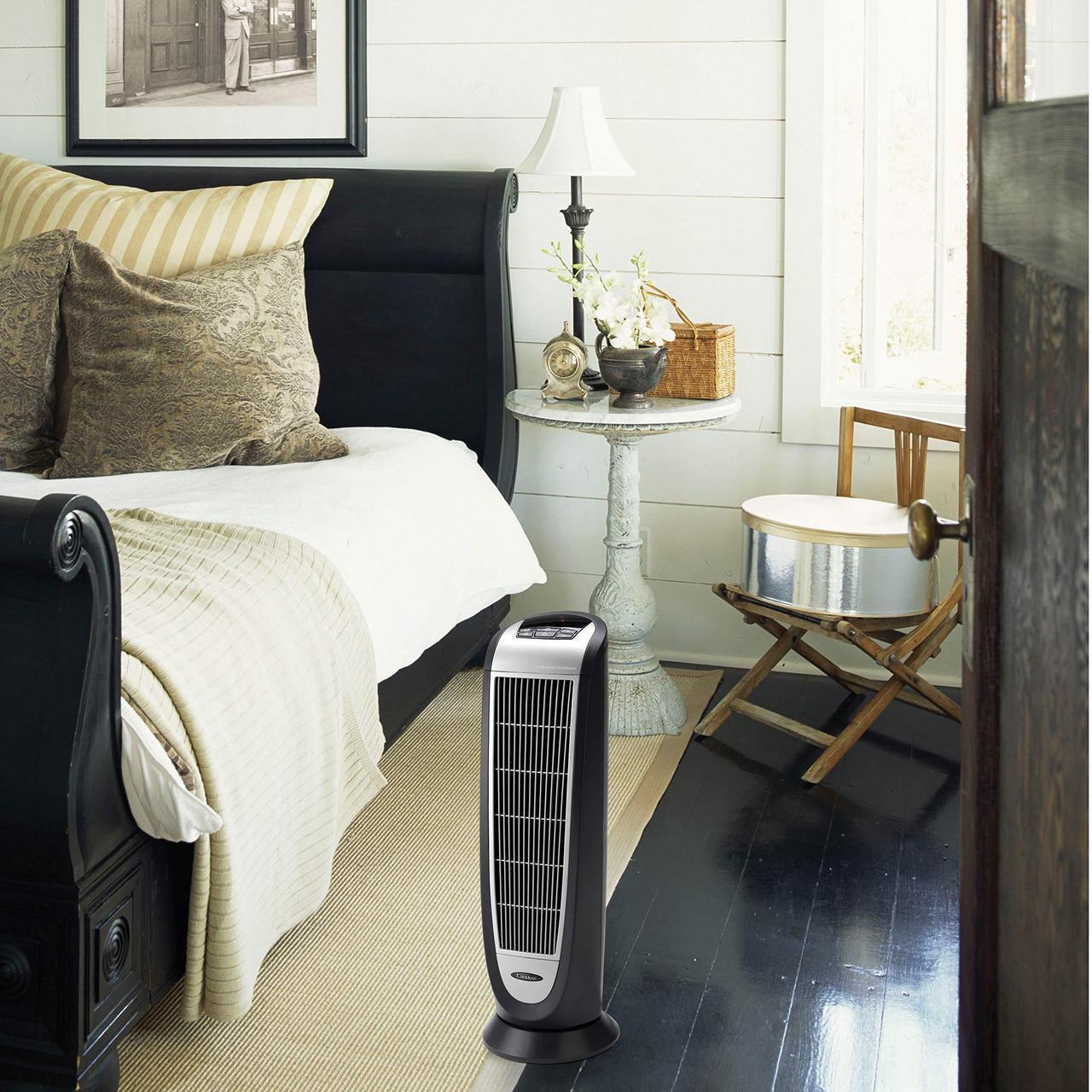 Alt view image 12 of 14 - Lasko 5160 Portable Electric 1500W Room Oscillating Ceramic Tower Space Heater