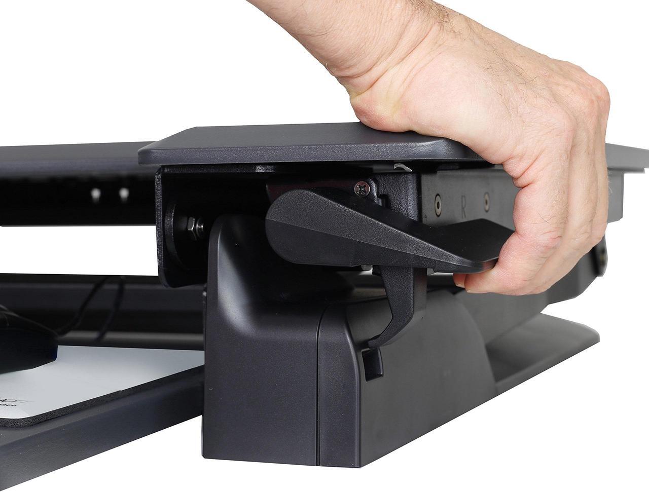 Alt view image 5 of 7 - Ergotron WorkFit-TL 37.5" Sit-Stand Desktop Workstation (Black)