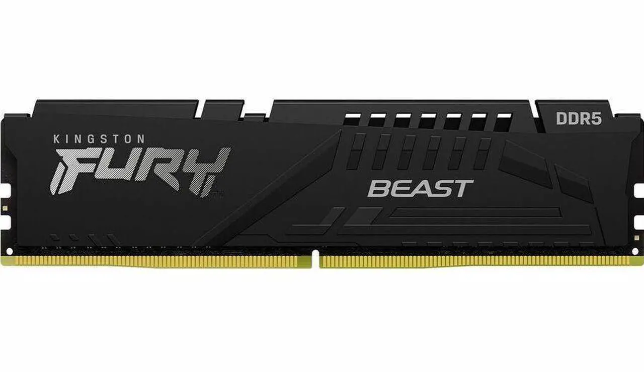 Main image of Kingston 32GB 1x32GB DDR5 6000MT/s CL30 FURY Beast Black XMP KF560C30BB32