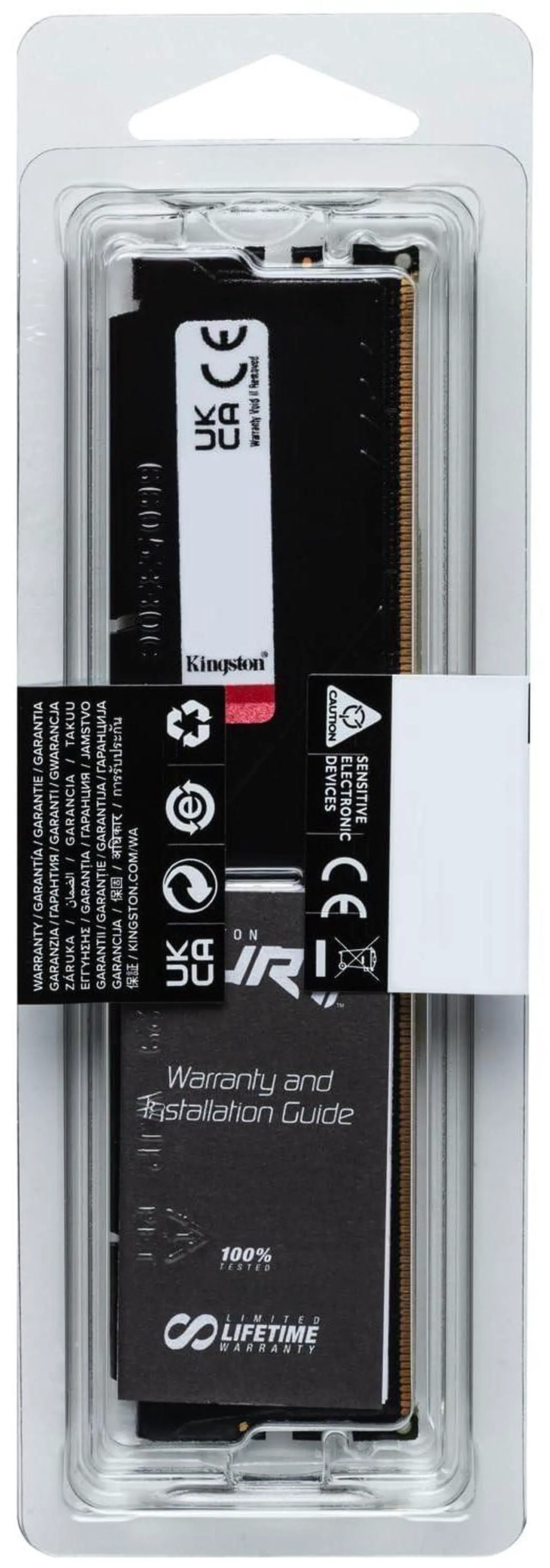 Alt view image 6 of 7 - Kingston 32GB 1x32GB DDR5 6000MT/s CL30 FURY Beast Black XMP KF560C30BB32