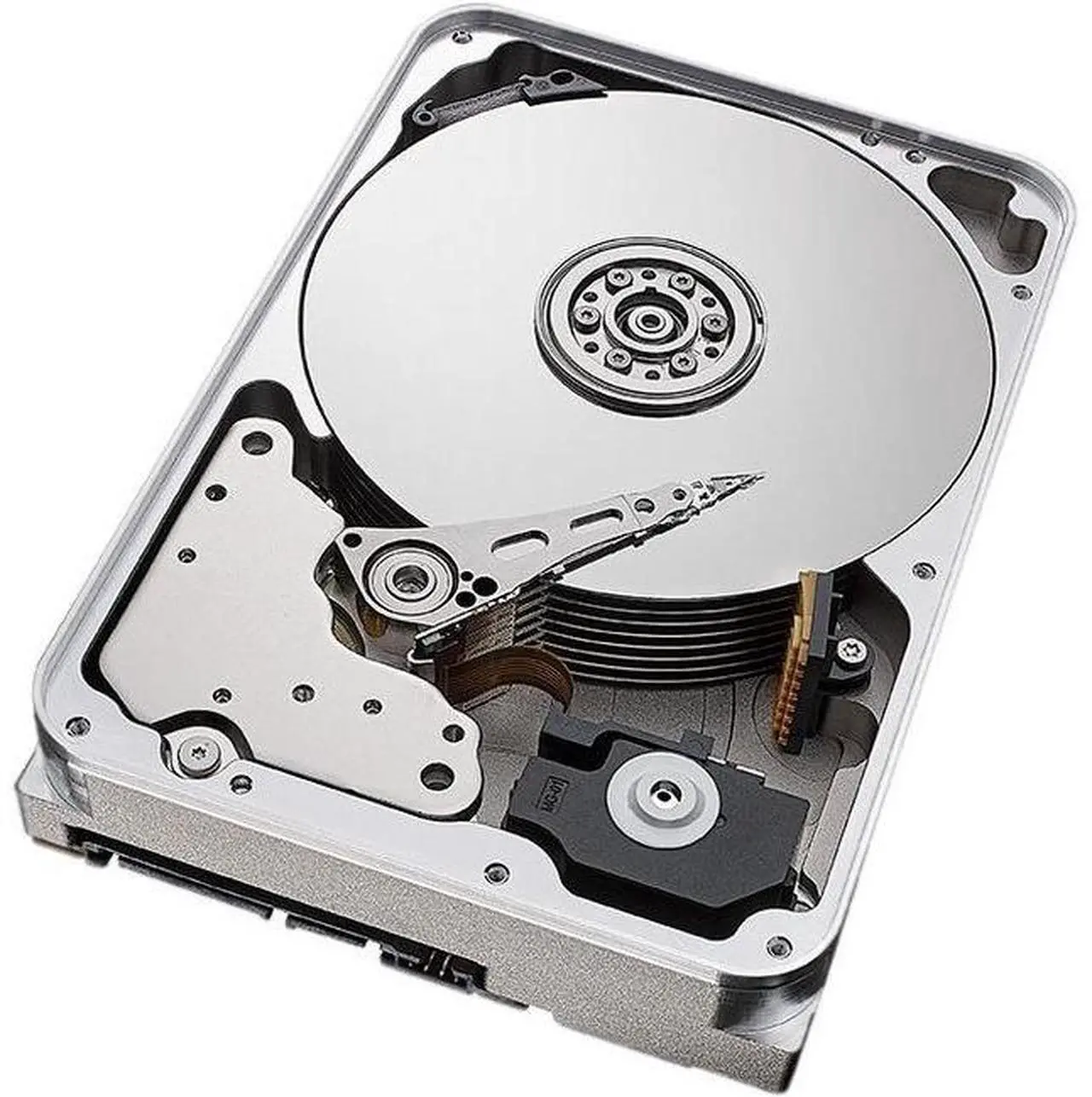 Alt view image 7 of 10 - Seagate 12TB HDD Exos X14 7200 RPM 512e/4Kn SATA 6Gb/s 256MB Cache 3.5-Inch Enterprise Hard Drive (ST12000NM0008)