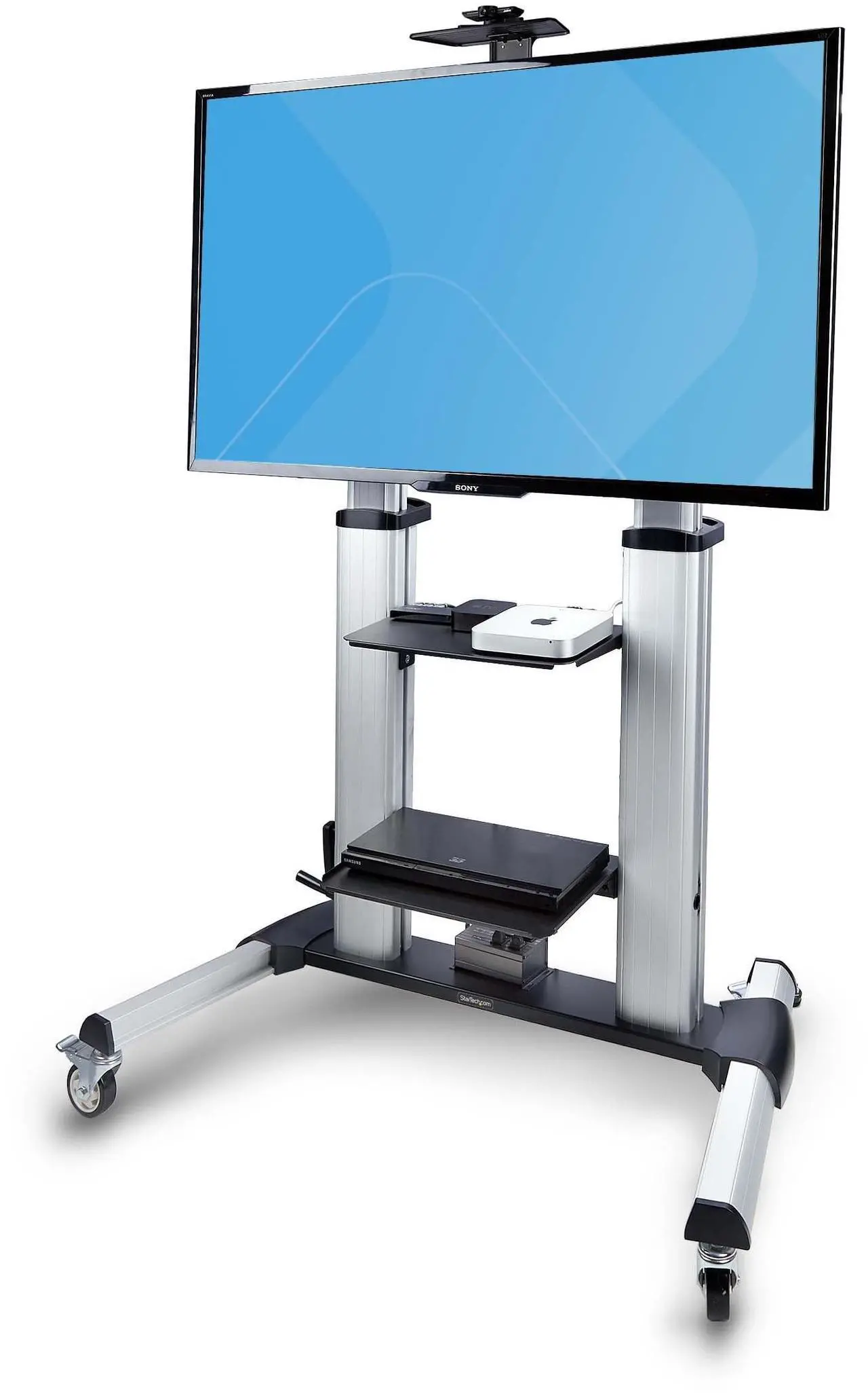 Alt view image 11 of 14 - ROLLING TV CART PORTABLE MOUNT
