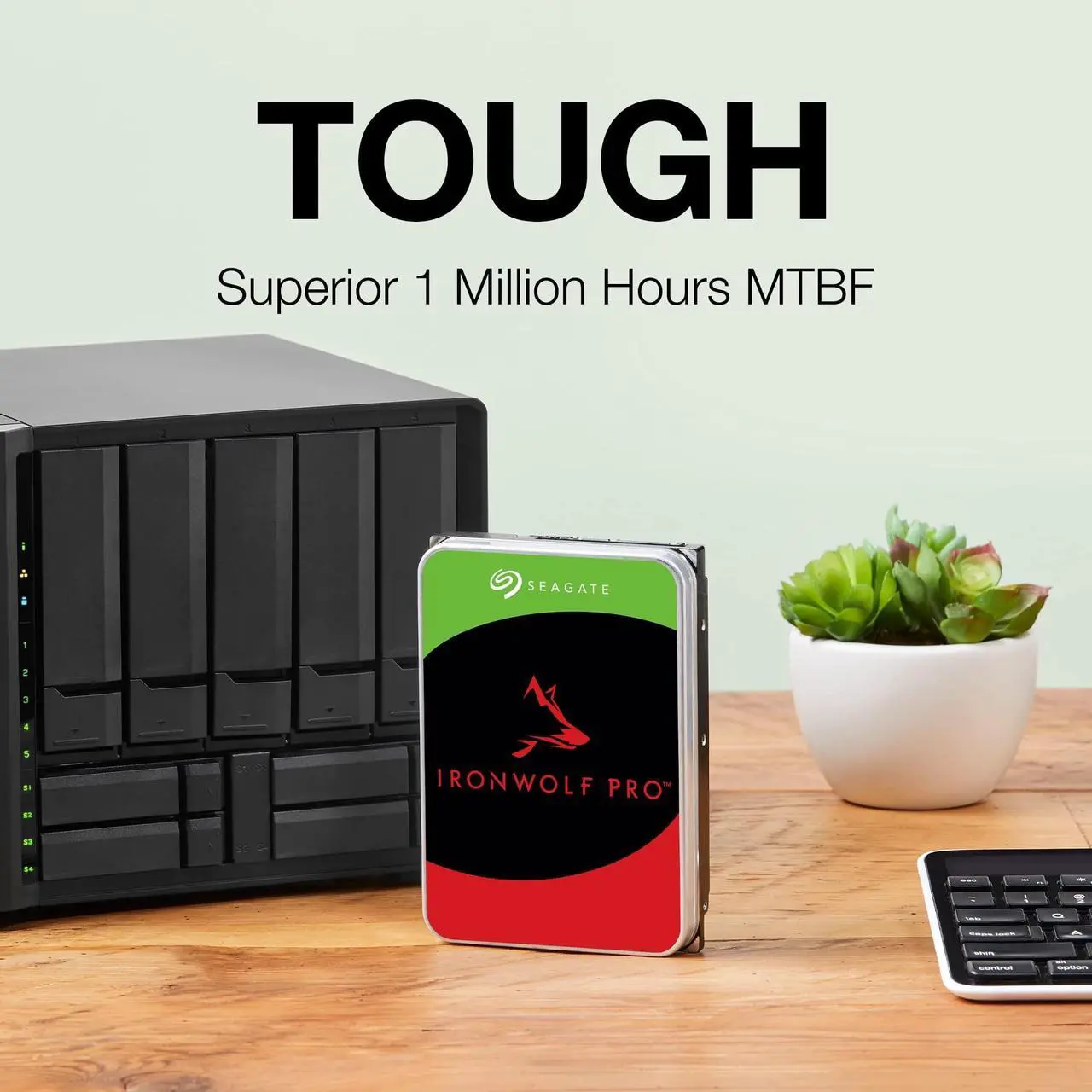Alt view image 16 of 17 - Seagate IronWolf 12TB NAS Hard Drive 7200 RPM 256MB Cache SATA 6.0Gb/s CMR 3.5" Internal HDD for RAID Network Attached Storage ( ST12000VN0008 )