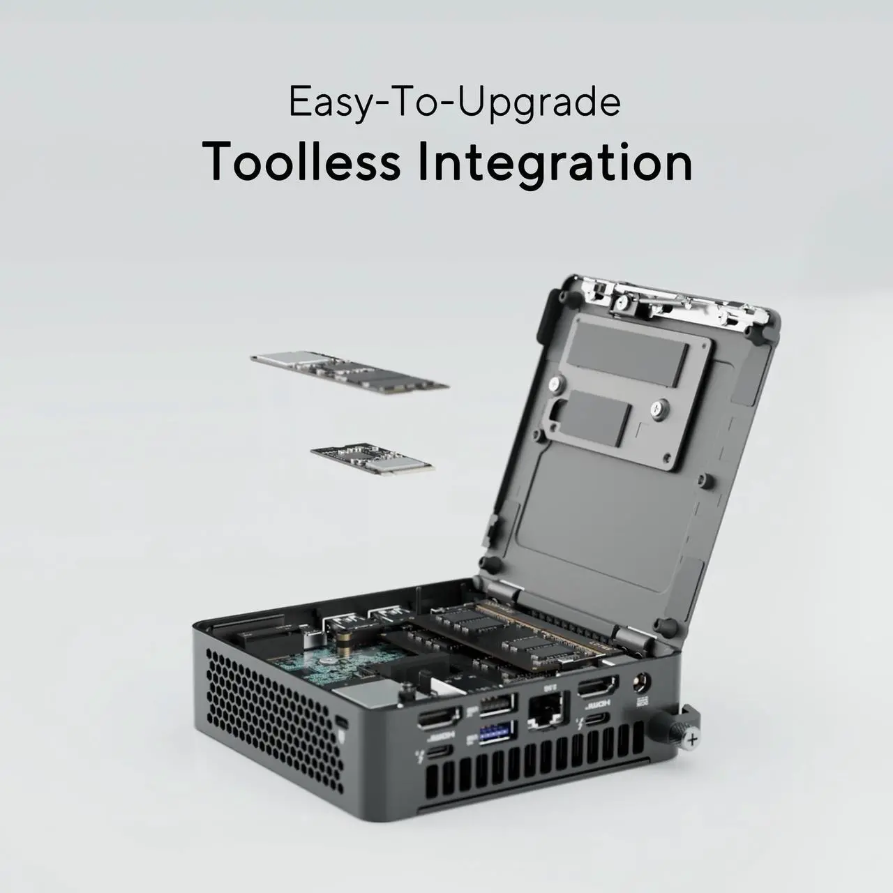Alt view image 13 of 15 - ASUS NUC 15 Pro RNUC15CRKU50000U Black Barebone System