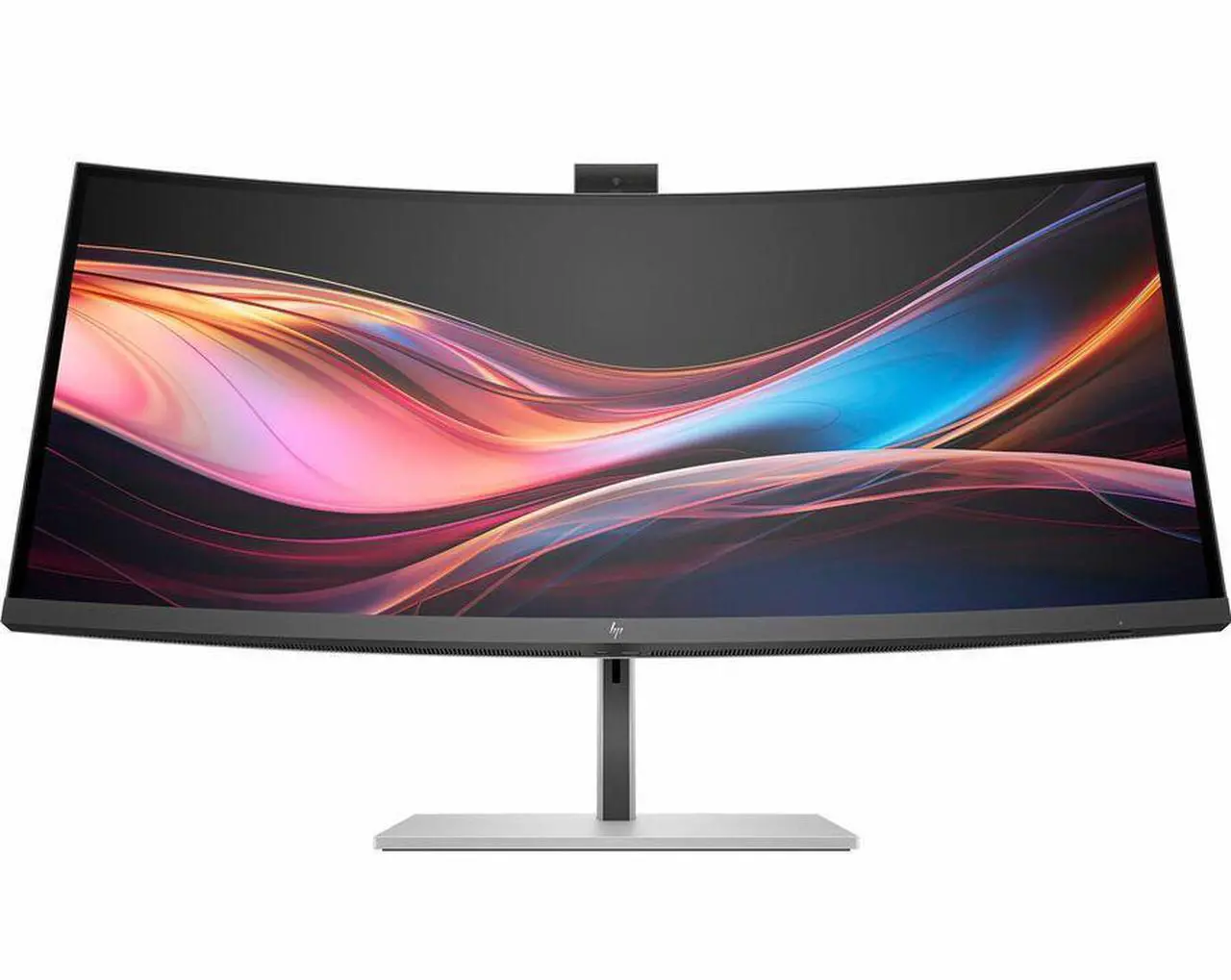Alt view image 7 of 11 - HP 734pm 34" Class Webcam UW-QHD Curved Screen LED Monitor - 21:9 - 34" Viewable - In-plane Switching (IPS) Black Technology - Edge LED Backlight - 3440 x 1440 - FreeSync Premium - 400 Nit -