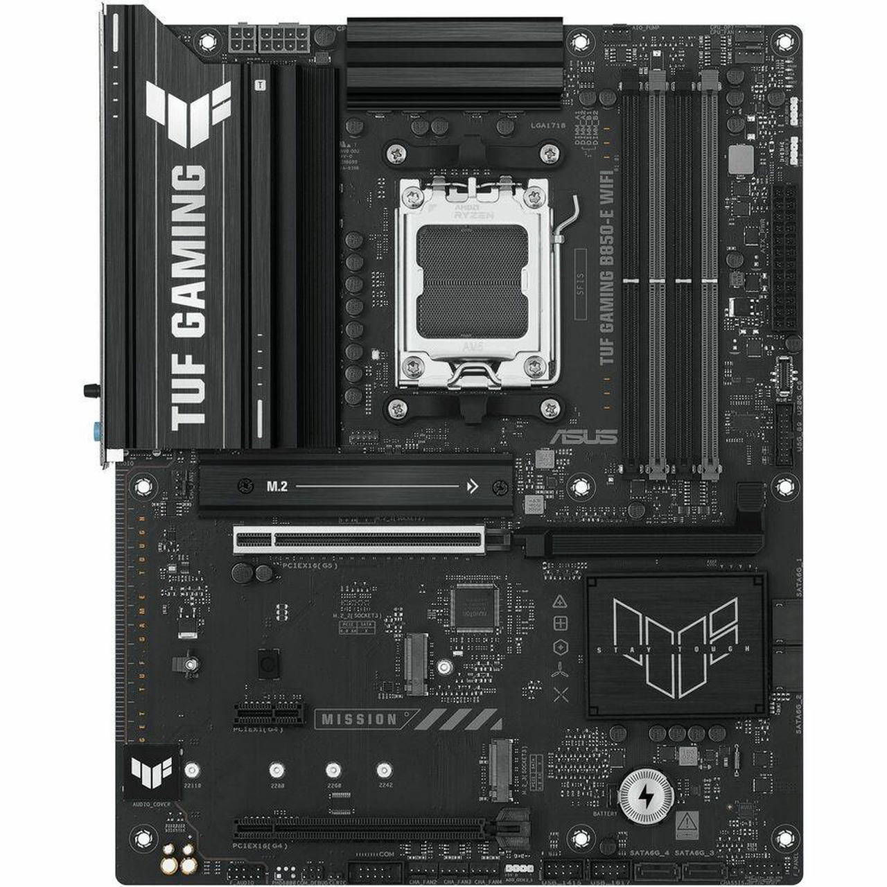 Open Box: ASUS TUF GAMING B850-E WIFI equipped with outstanding features, 8-layer PCB, 8+2+1 80A stages, DDR5, PCIe 5.0 x16, three M.2, Wi-Fi 6E, 2.5Gb, USB Type-C - Newegg.com - Open Box condition - Image 22