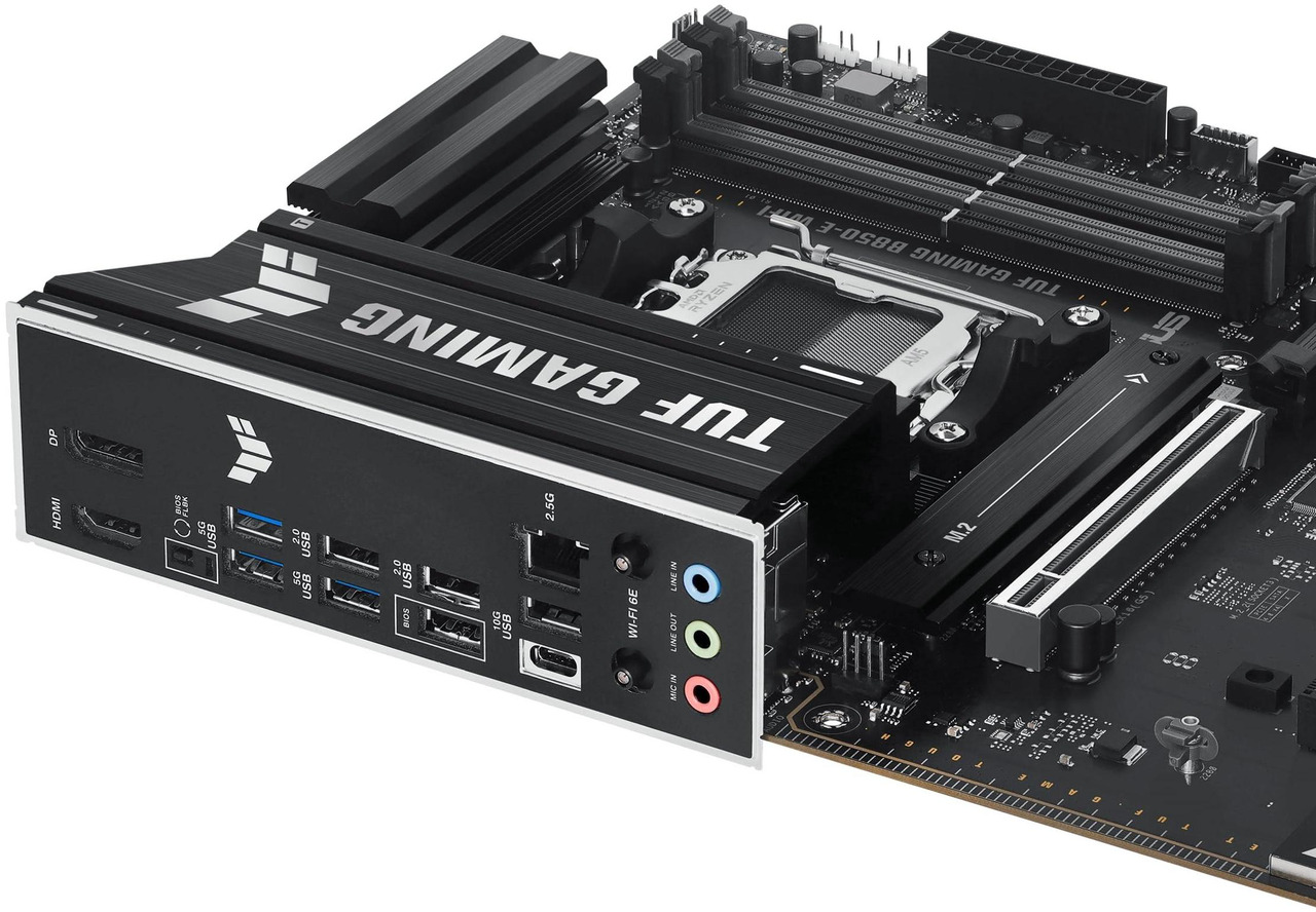 Open Box: ASUS TUF GAMING B850-E WIFI equipped with outstanding features, 8-layer PCB, 8+2+1 80A stages, DDR5, PCIe 5.0 x16, three M.2, Wi-Fi 6E, 2.5Gb, USB Type-C - Newegg.com - Open Box condition - Image 27