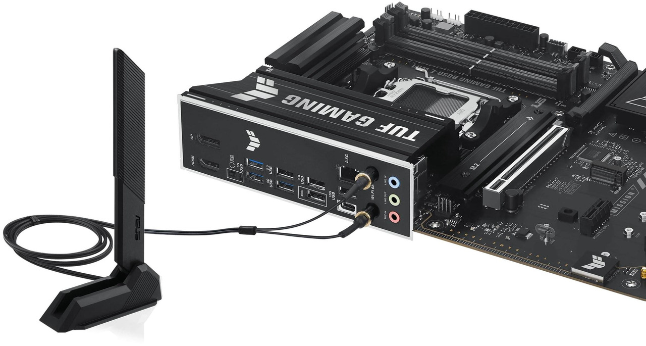 Open Box: ASUS TUF GAMING B850-E WIFI equipped with outstanding features, 8-layer PCB, 8+2+1 80A stages, DDR5, PCIe 5.0 x16, three M.2, Wi-Fi 6E, 2.5Gb, USB Type-C - Newegg.com - Open Box condition - Image 28