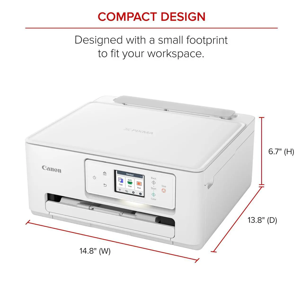 Alt view image 13 of 14 - Canon PIXMA TS7720 Inkjet Printer Print Scan Copy (6256C002)