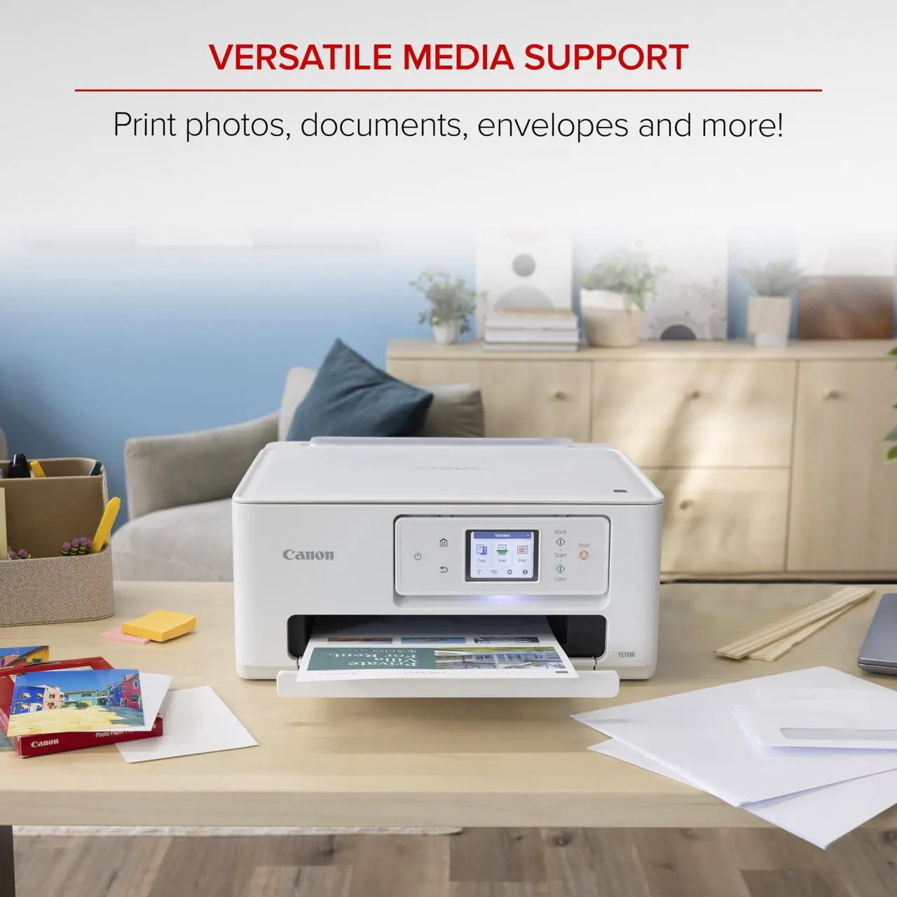 Alt view image 12 of 14 - Canon PIXMA TS7720 Inkjet Printer Print Scan Copy (6256C002)