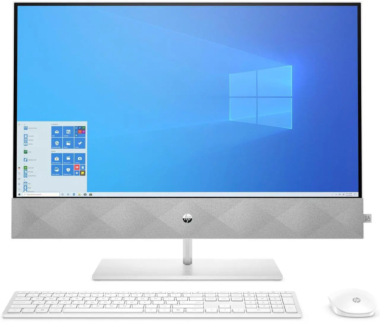 Main image of HP All-in-One Computer Pavilion 27-d1340t Intel Core i7-11700T 16GB DDR4 1TB HDD 256GB PCIe SSD 27" Touchscreen Windows 10 Home 64-bit