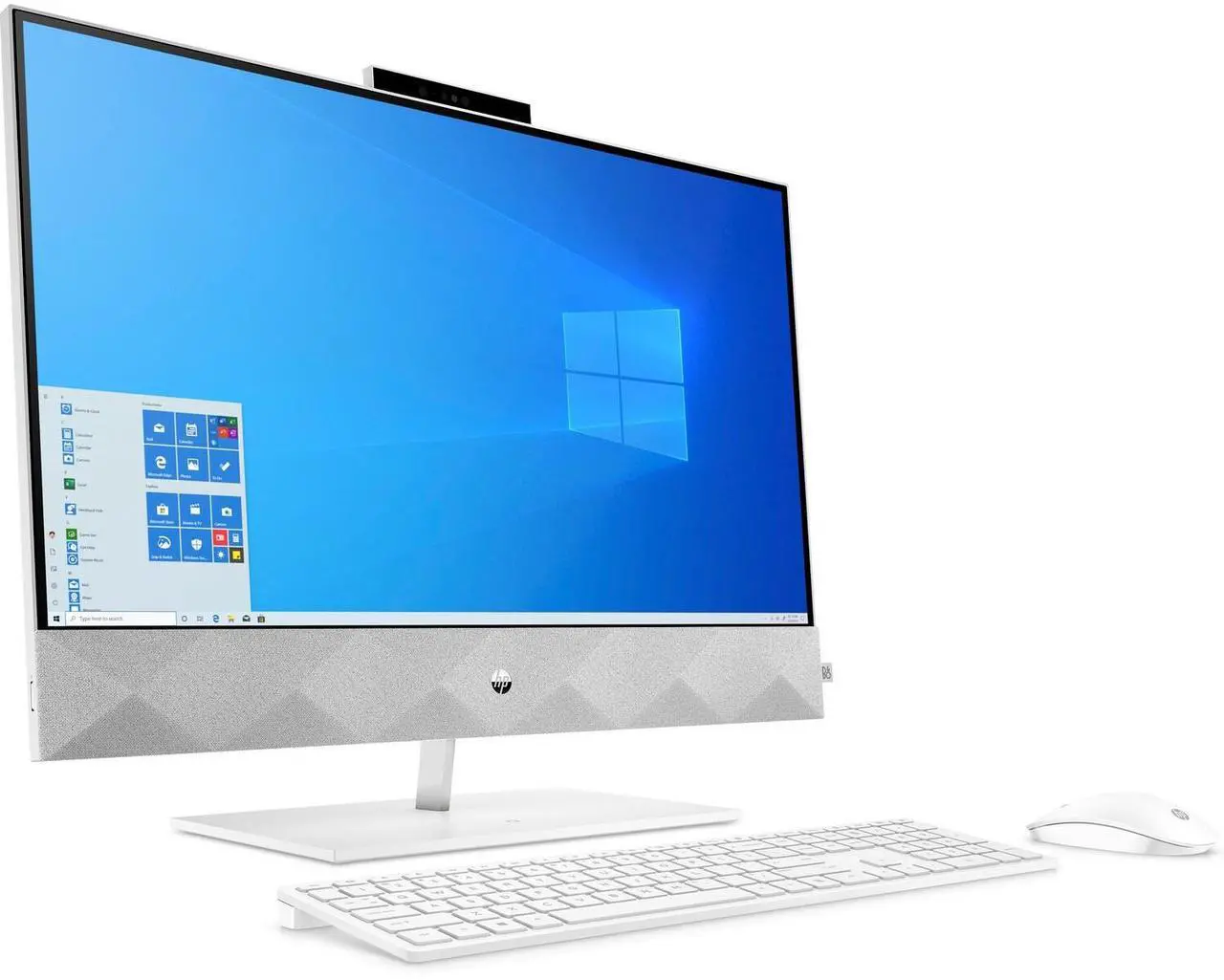 Alt view image 3 of 14 - HP All-in-One Computer Pavilion 27-d1340t Intel Core i7-11700T 16GB DDR4 1TB HDD 256GB PCIe SSD 27" Touchscreen Windows 10 Home 64-bit