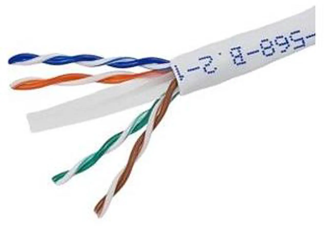 Alt view image 8 of 10 - Monoprice Cat6 Ethernet Bulk Cable - Network Internet Cord - Solid, 500Mhz, UTP, CMR, Riser Rated,  Pure Bare Copper Wire, 23AWG, 1000ft, White