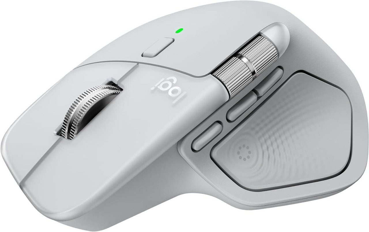 Open Box: Logitech MX Master 4 for Mac - Wireless Bluetooth Mouse with Ultra-fast Scrolling, Ergo, haptic feedback, Customize vibration intensity - White Silver - Newegg.com - Open Box condition - Image 21