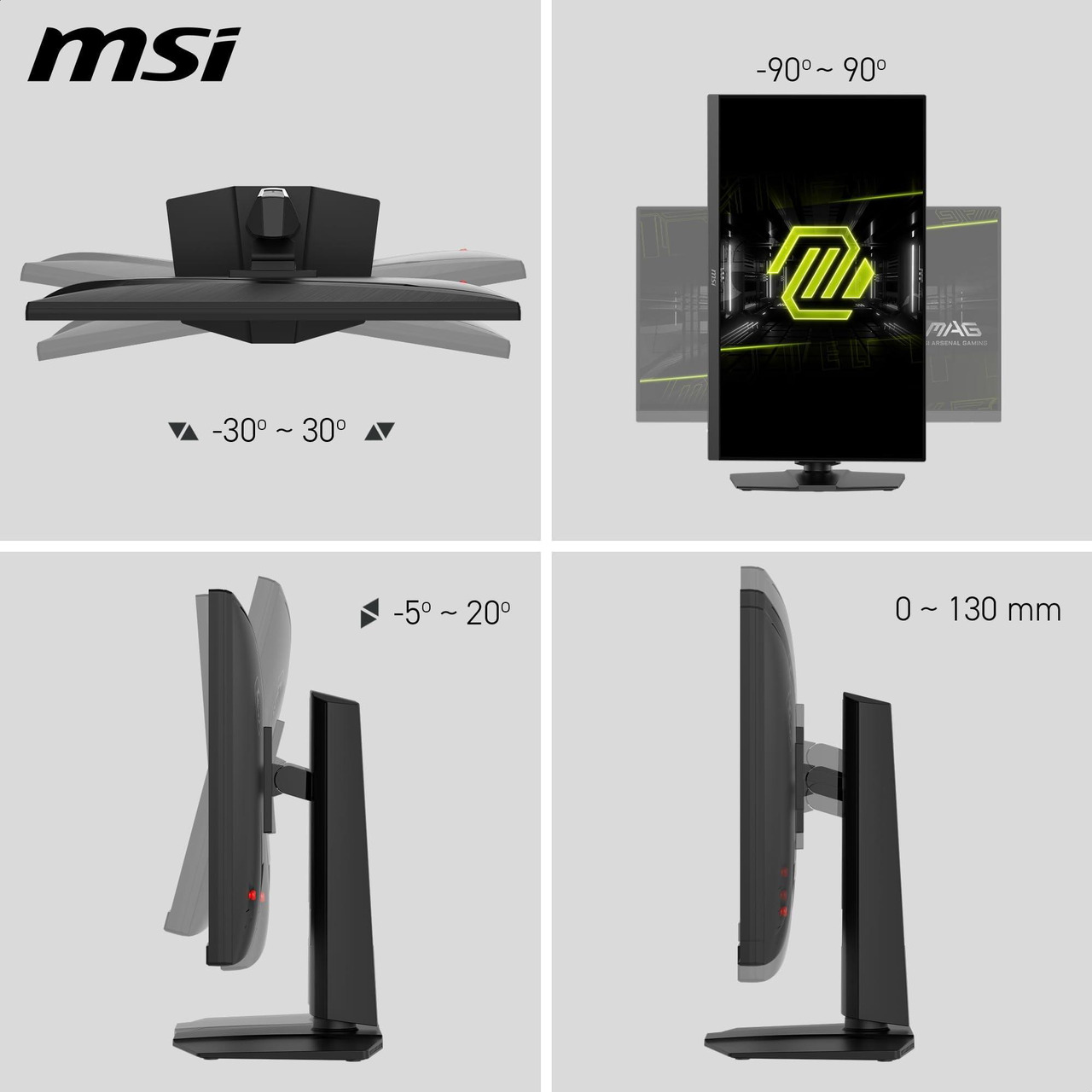 Open Box: MSI 27 inch Dual Mode UHD 4K 160Hz Full HD 320Hz IPS AMD FreeSync (Adaptive Sync) 0.5ms HDR400 Gaming Computer Monitor with Height Adjustable, Swivel, Pivot & Tilt Stand MAG 272URDF E16 - Newegg.ca - Open Box condition - Image 31