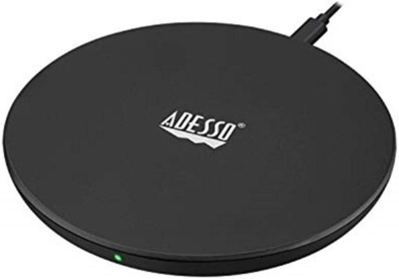 Adesso 10W Max Qi-Certified Disc-Style Wireless Charger AUH1010