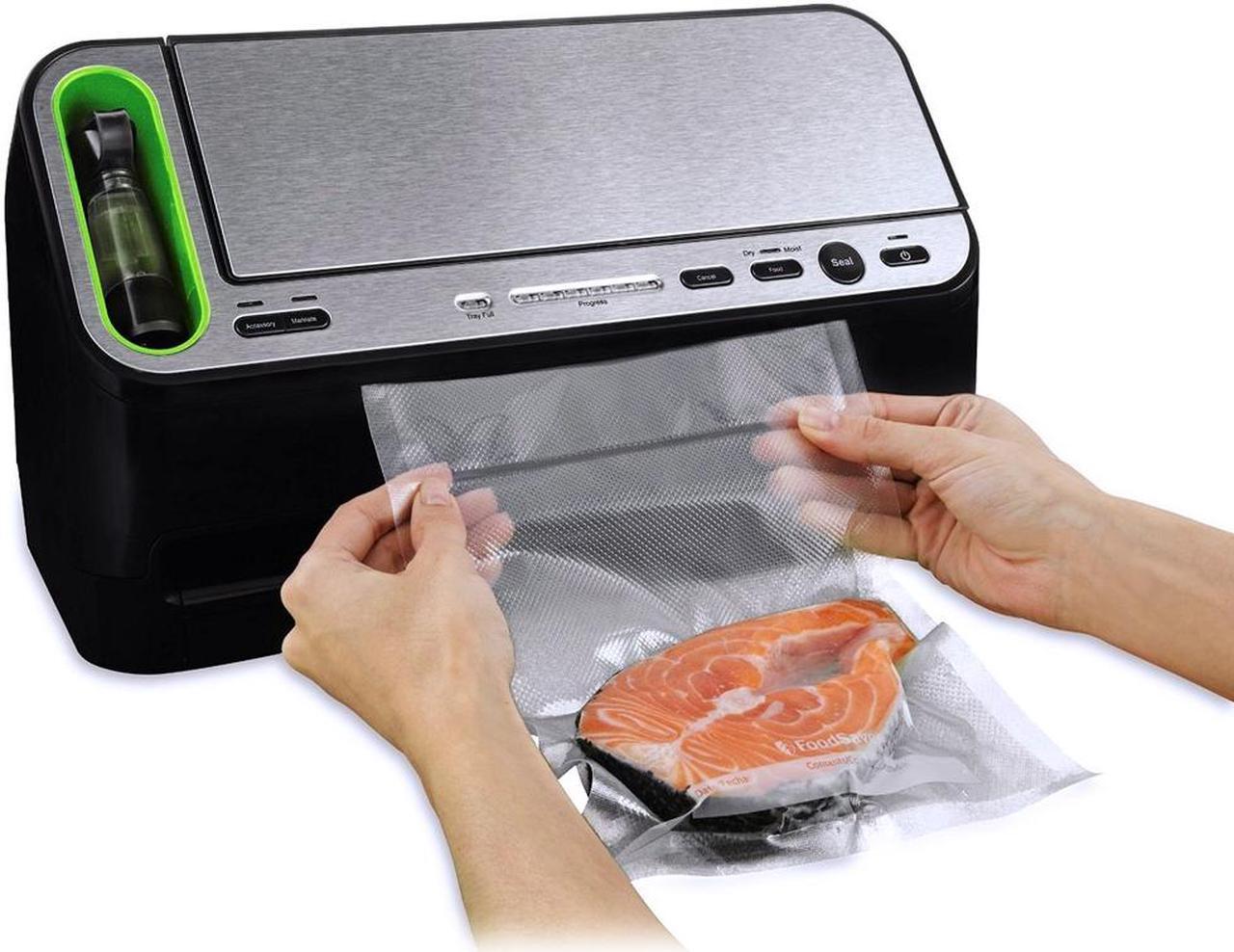 Alt view image 10 of 11 - FoodSaver FSFSSL4440-000 Appliance Vacuum Sealer, Black and Silver