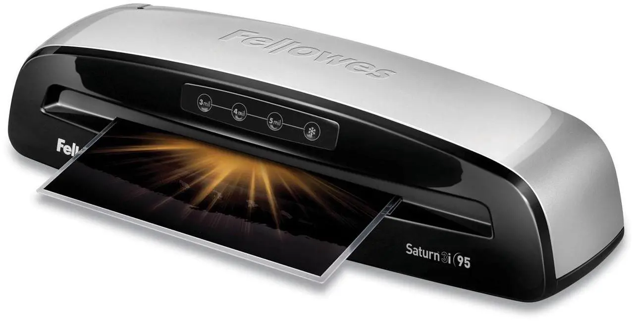 Alt view image 2 of 20 - Fellowes Saturn3i 95 Laminator 9" Wide x 5mil Max Thickness 5735801