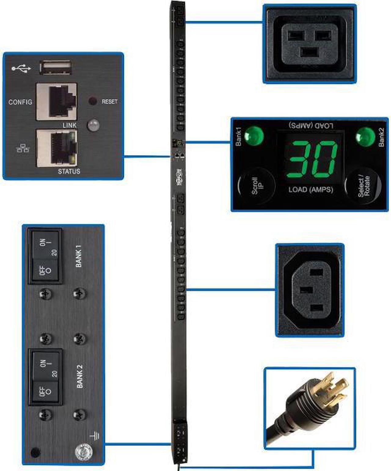 Tripp Lite PDUMV30HVNETLX 24-Outlet PDU