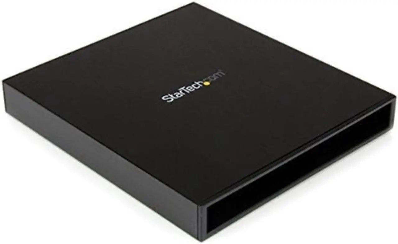 Alt view image 3 of 4 - StarTech.com USB 3.0 to Slimline SATA ODD Enclosure for Blu-ray and DVD ROM Drives, Solid Aluminum (SLSODDU33B)