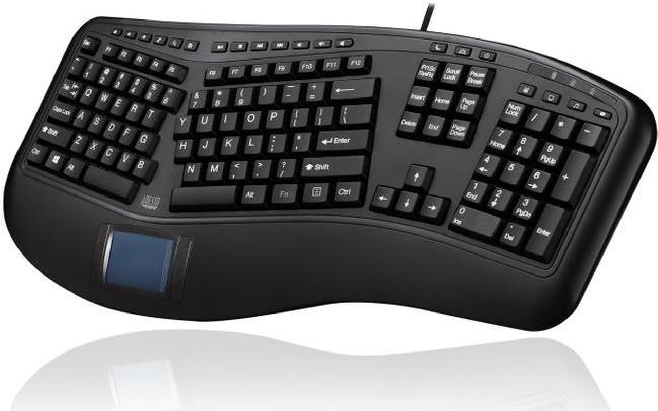 ERGONOMIC TOUCHPAD KEYBOARD USB