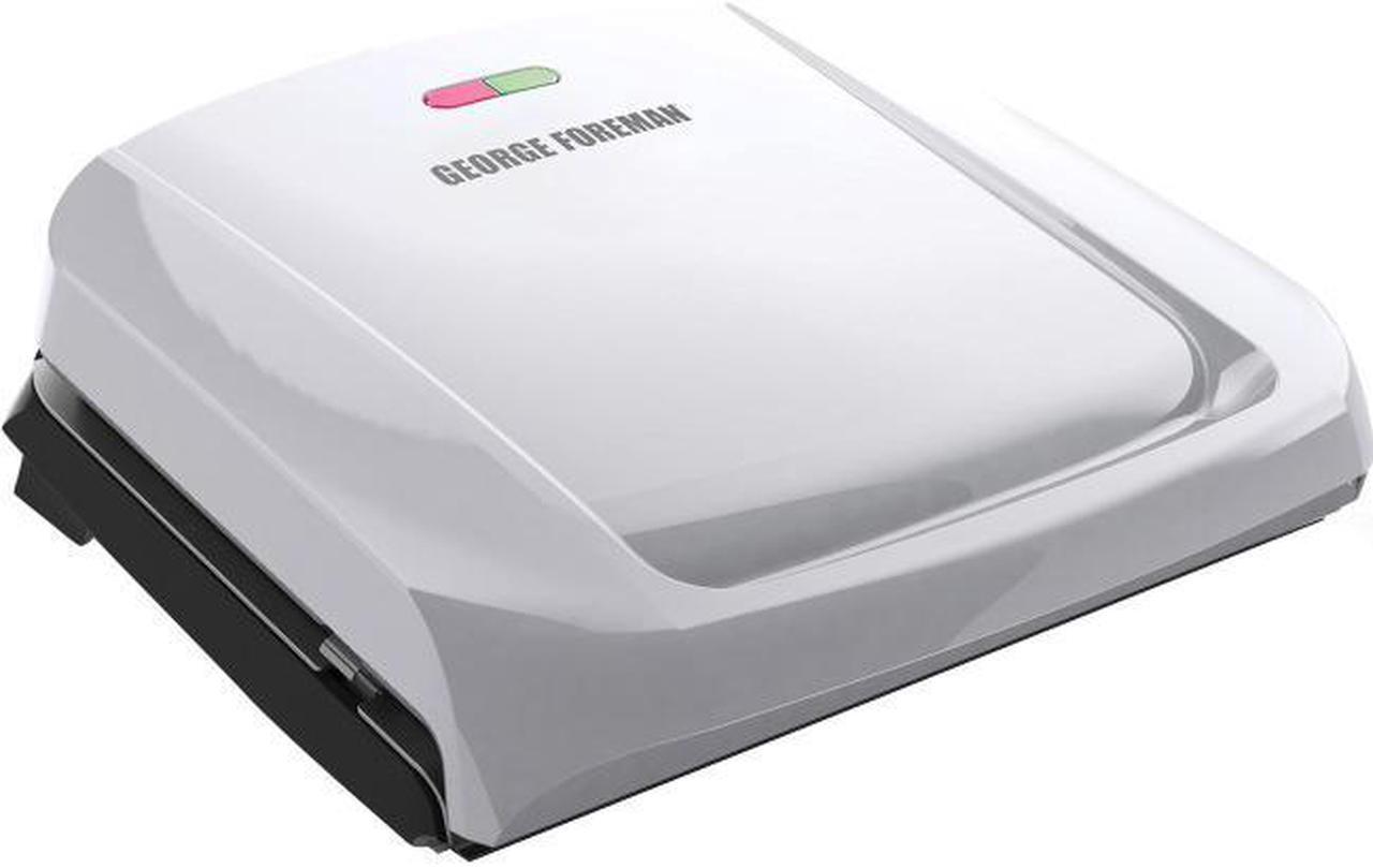 Alt view image 2 of 9 - George Foreman 4-Serving Removable Plate & Panini Grill Platinum GRP1060P