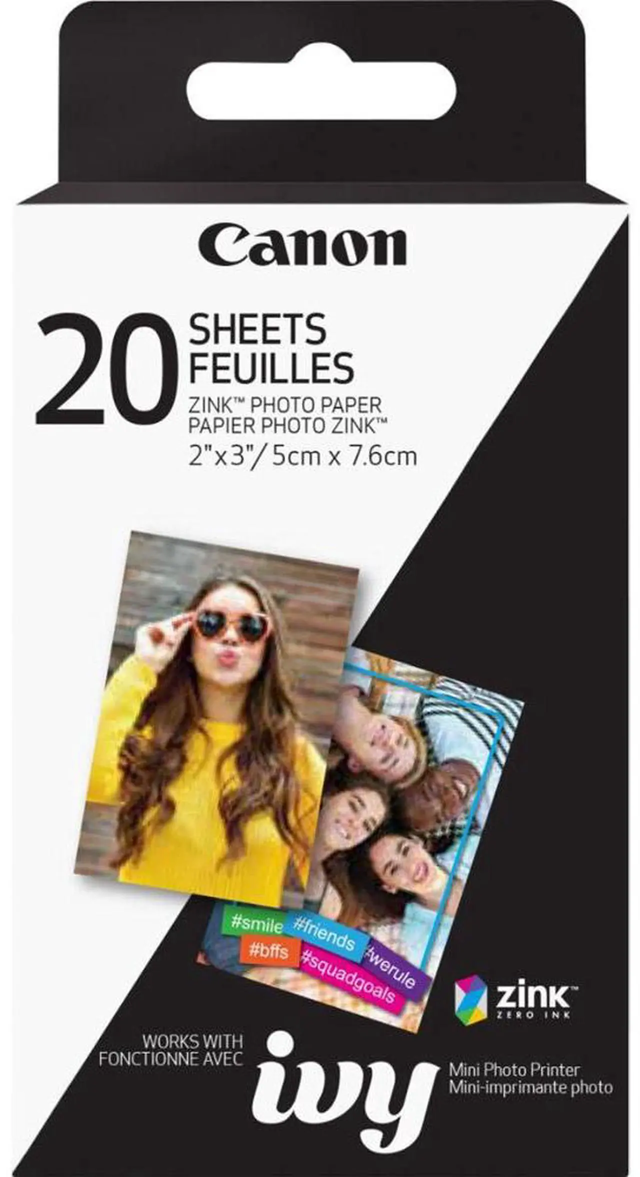 Alt view image 3 of 9 - CANON ZINK PHOTO PAPER PACK (20 SHEETS)