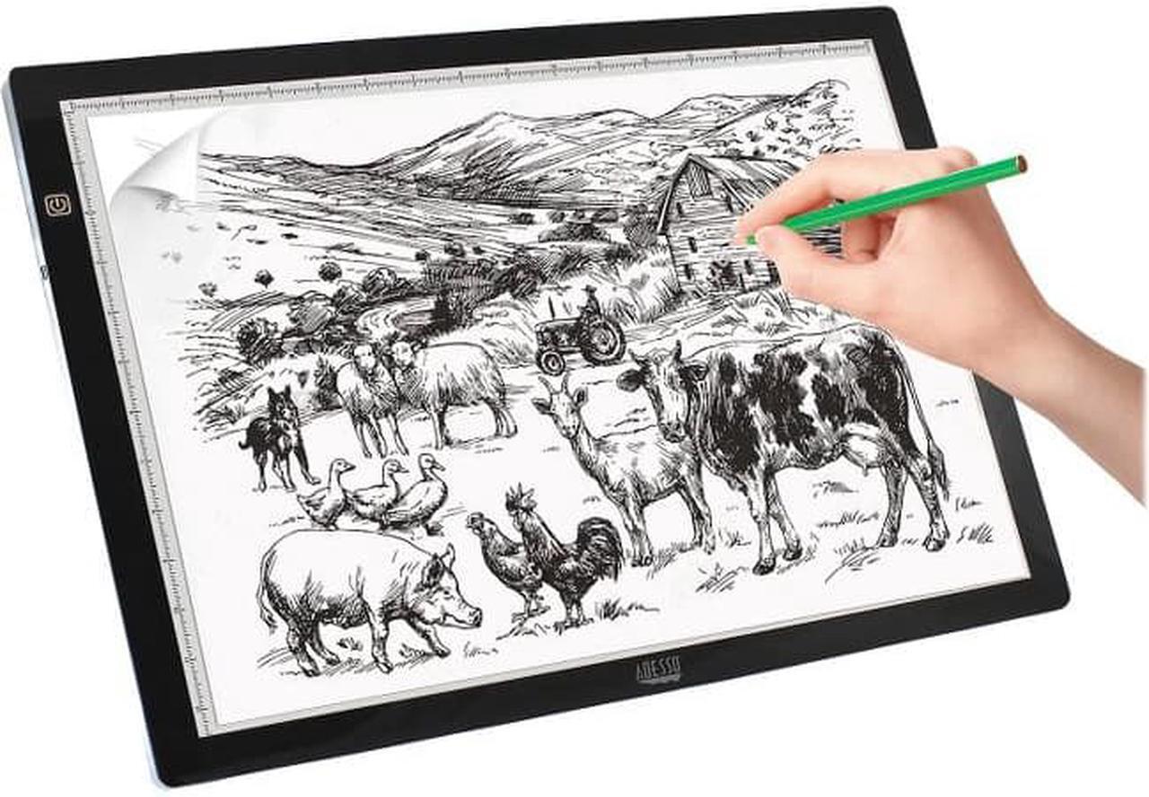 Alt view image 16 of 19 - ADESSO CYBERPAD P2 12X17IN LED LIGHT TRACING PAD