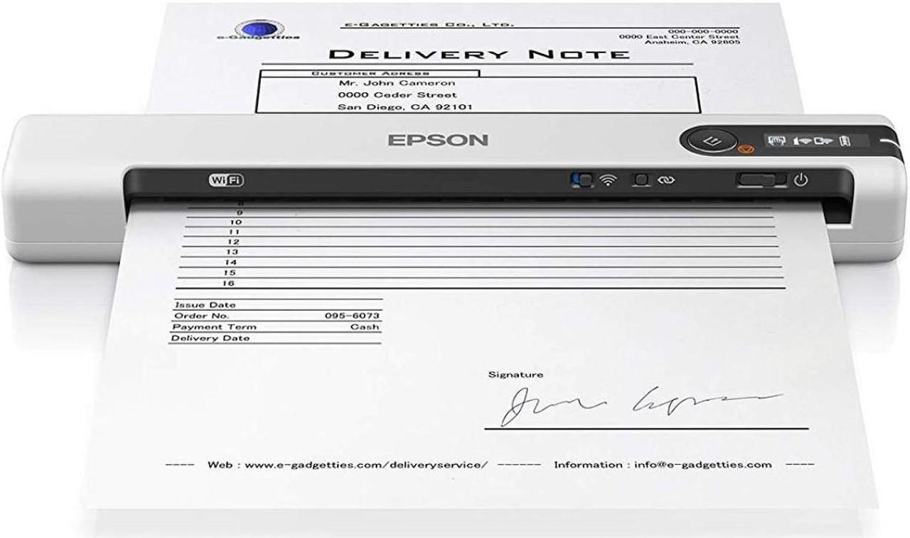 Epson DS-80W Sheetfed Scanner - 600 dpi Optical