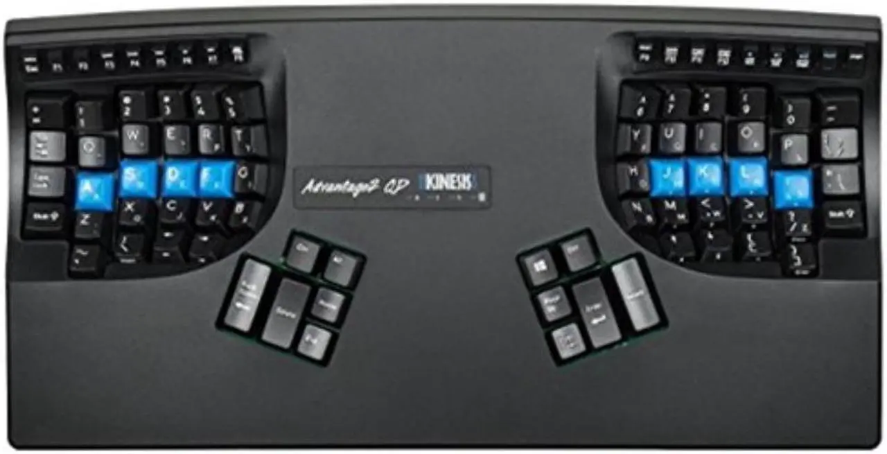 Alt view image 4 of 5 - Kinesis KB600QD Advantage2 QD Ergonomic Keyboard for Dvorak Typists