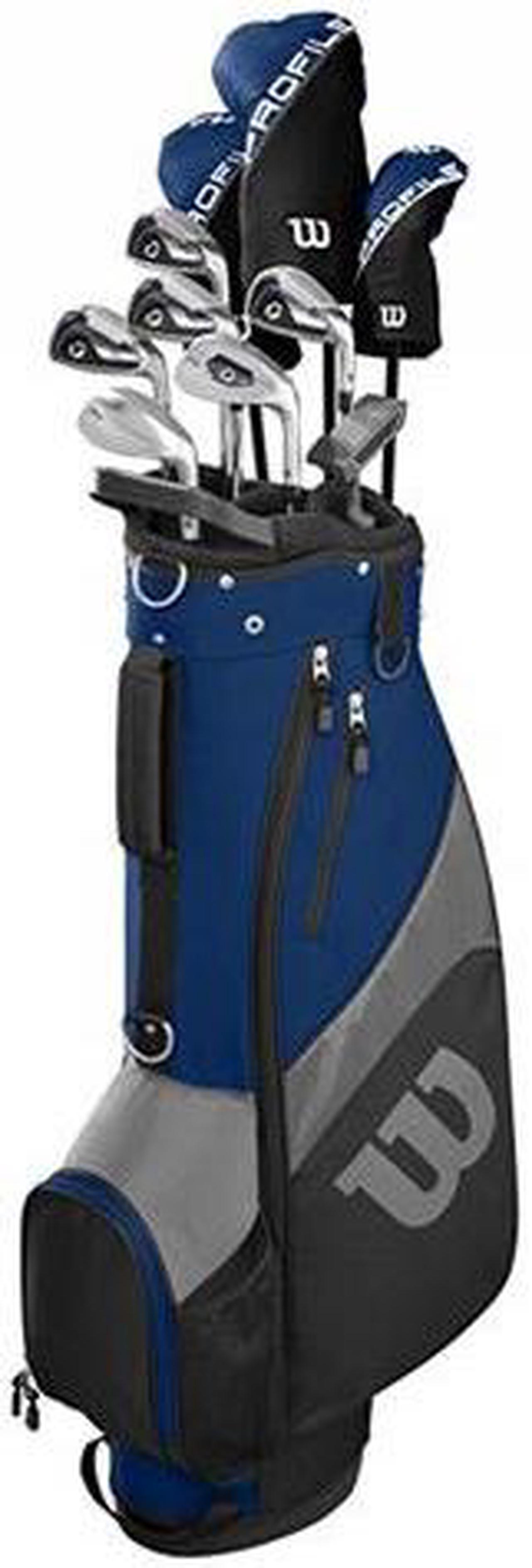 Main image of Wilson Men's Profile SGI Complete Left Hand Golf Club Set, Long - Carry