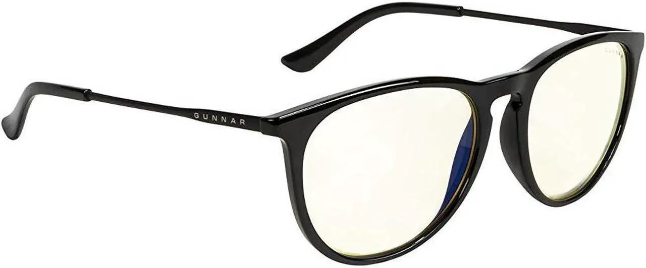 Alt view image 2 of 5 - GUNNAR Gaming and Computer Eyewear/Menlo, Clear Tint - Patented Lens, Reduce Digital Eye Strain, Block 65% of Harmful Blue Light (Onyx Frame, Clear Lens) - PC; Mac; Linux