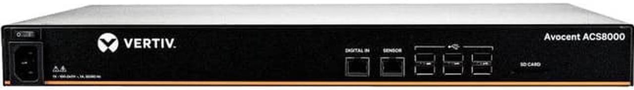 Alt view image 7 of 8 - Avocent ACS8008SAC-400 Acs Advanced Console Server - Console Server - 8 Ports - Gige, Rs-232 - 1U