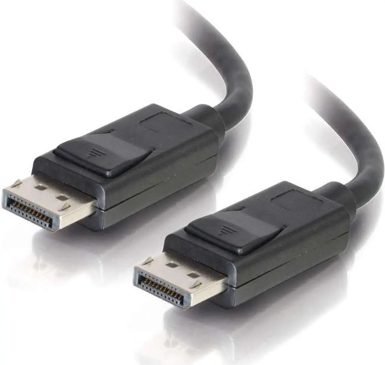 Main image of C2G 54425 DisplayPort Cable with Latches M/M, 8K UHD Compatible - Digital Audio Video, Black (30 Feet, 9.14 Meters)